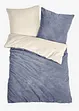 jeansblau/creme