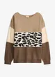 braun/taupe/creme leo