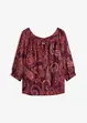 weinrot/mandelbraun paisley