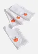 weiß/dunkelorange/moosgrün
