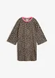 taupe/pink leo bedruckt