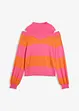 pink/orange gestreift