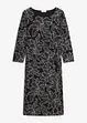 schwarz/wollweiß floral