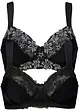 schwarz+schwarz/weiß floral