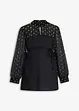 schwarz/gold gepunktet