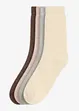 beige meliert + hellbeige meliert + hellbraun meliert + hellgrau meliert