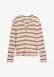 kieselbeige/oliv/rosa gestreift