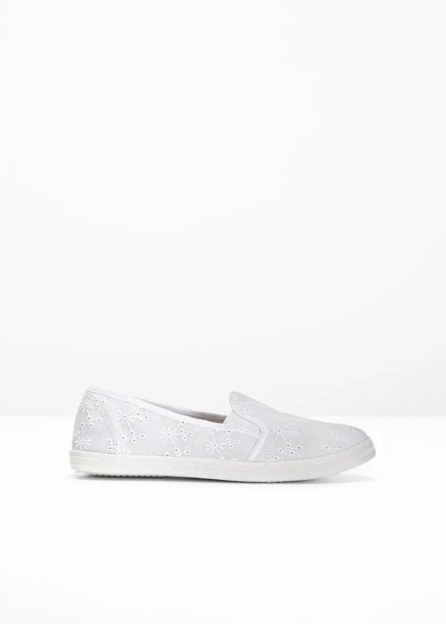 Slipper in weiß - bonprix