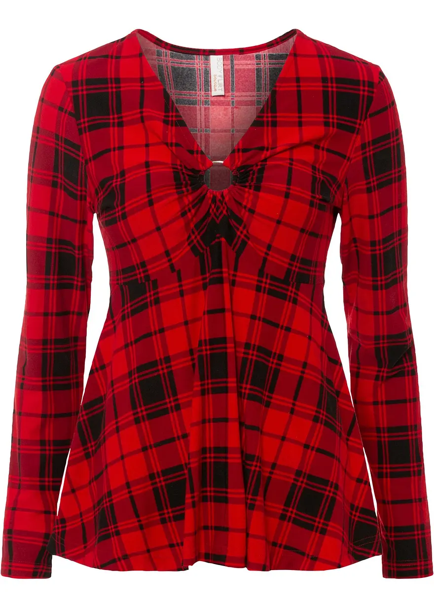 Shirt in rot von vorne - bonprix