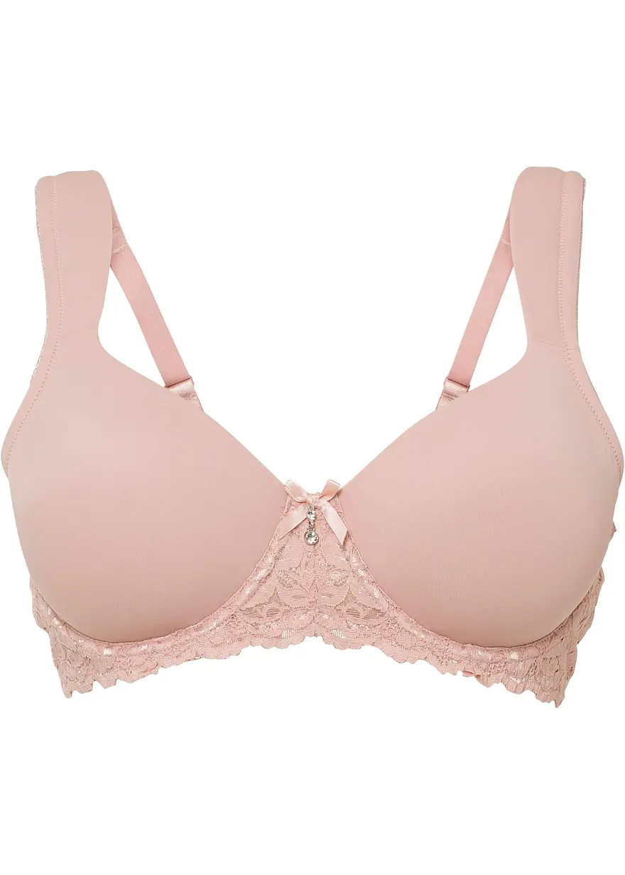 Schalen-BH mit gepolsterten Trägern in beige - bonprix