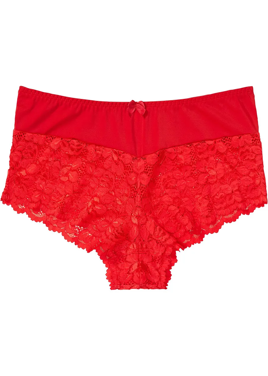 Maxipanty in rot von vorne - bonprix