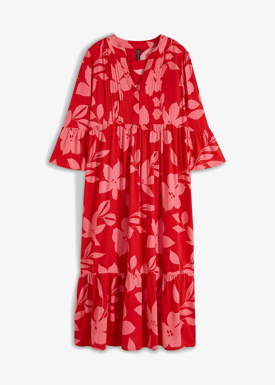 Maxikleid in rot von vorne - bonprix