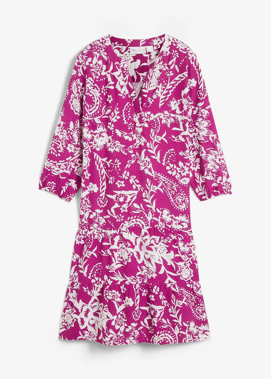 Kleid in lila von vorne - bonprix