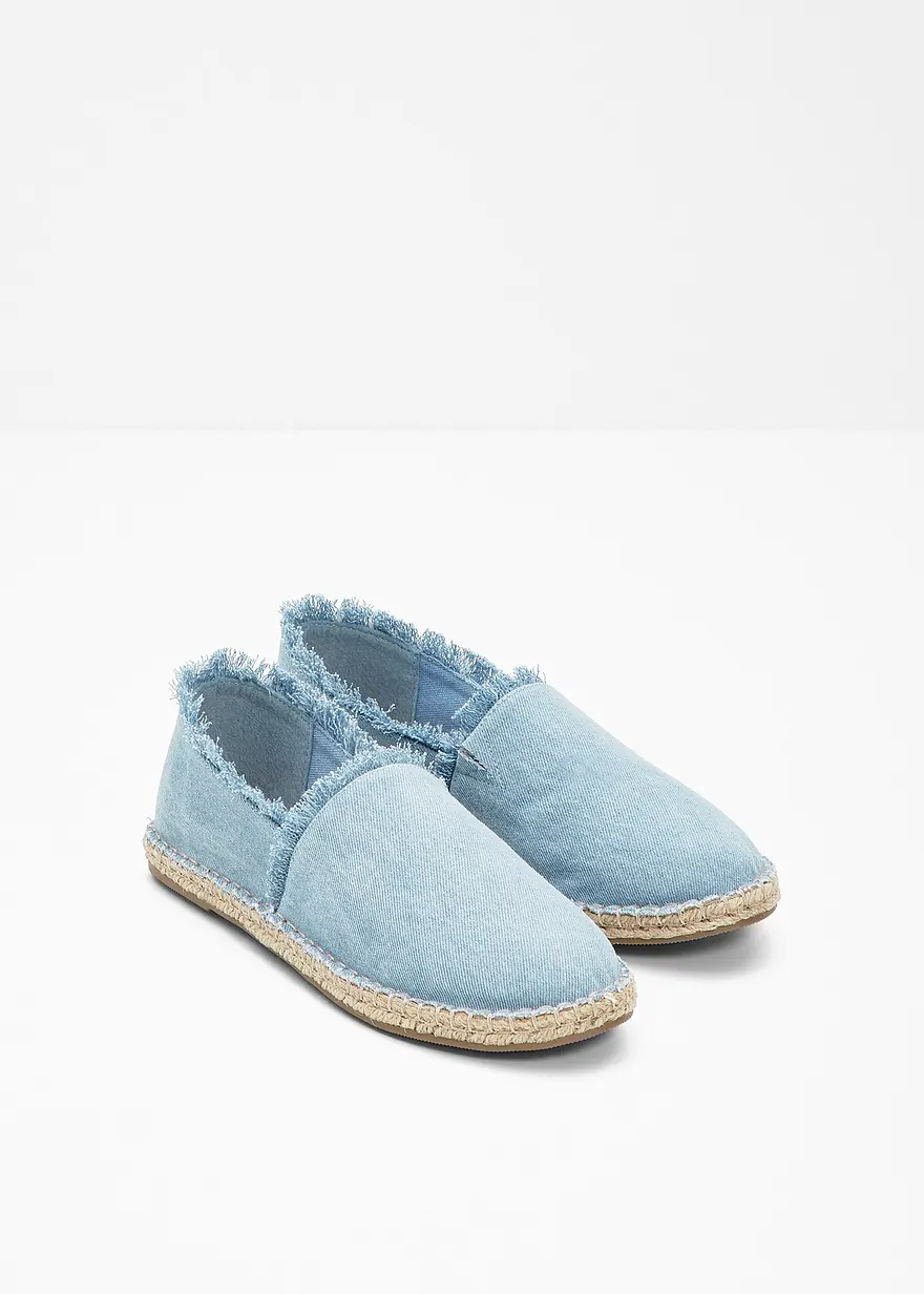 Espadrille in blau - bonprix