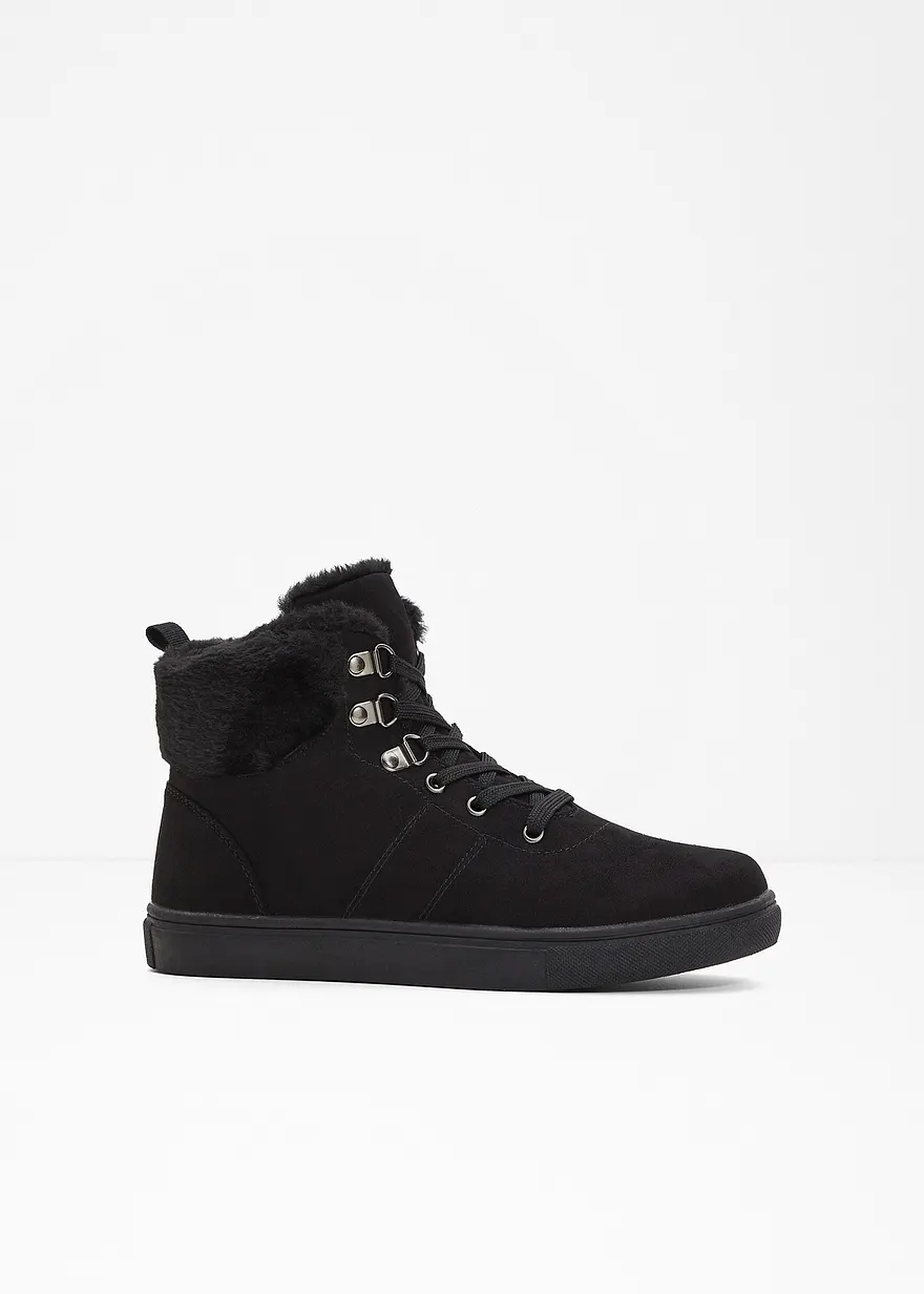 Schnür Boot in schwarz - bonprix