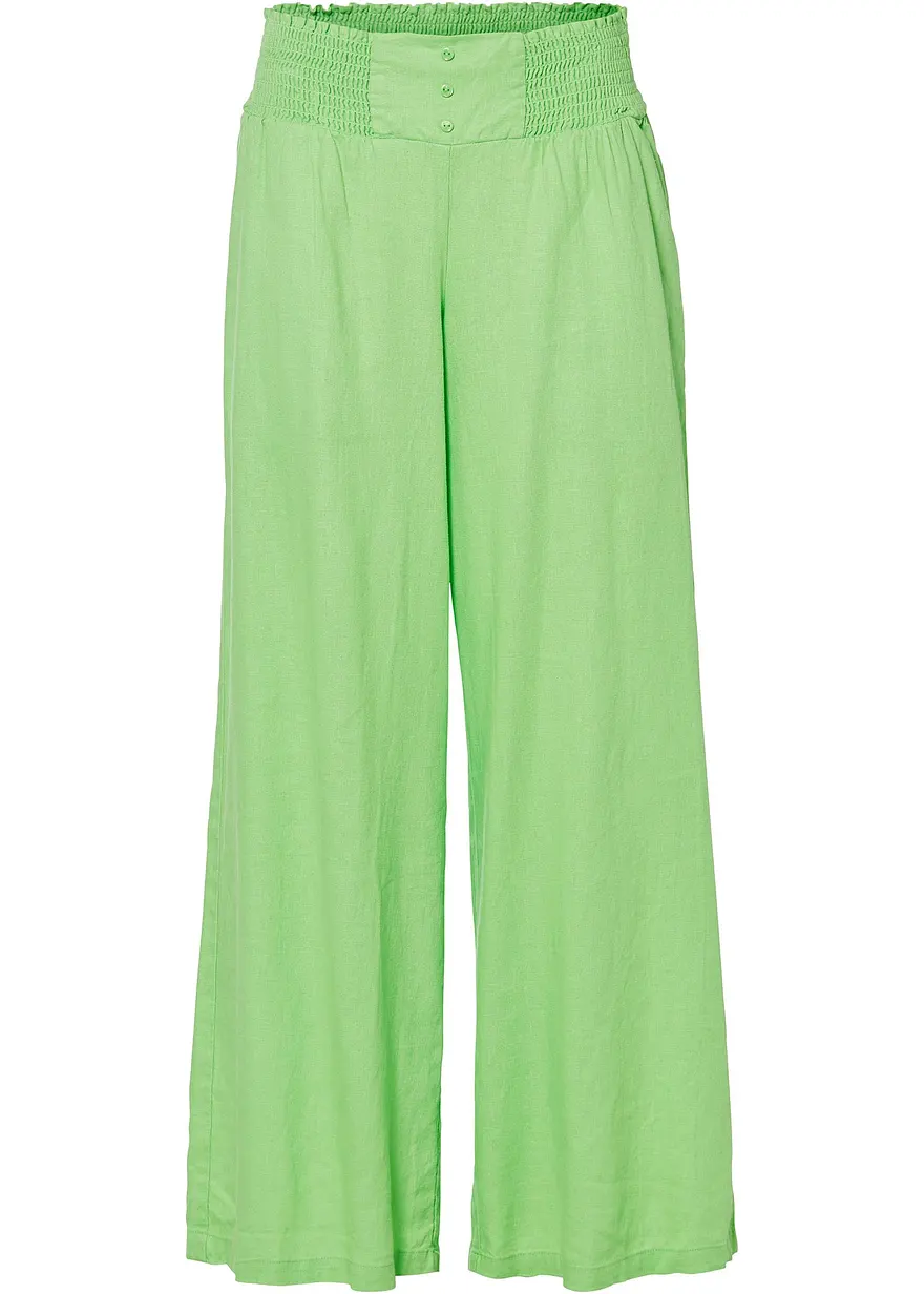 Marlenehose in grün von vorne - bonprix