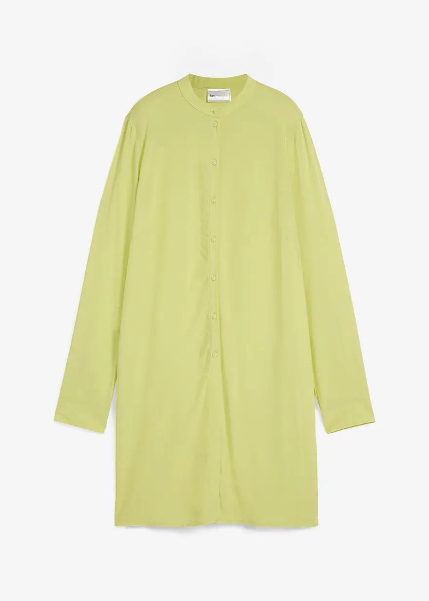 Viskose Longbluse in gelb von vorne - bonprix