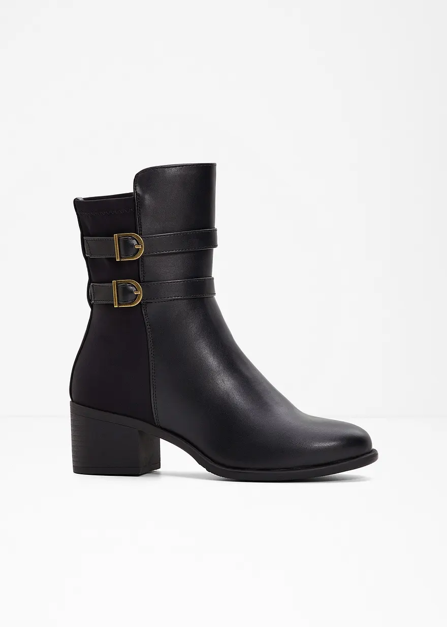 Komfort Boot in schwarz von vorne - bonprix