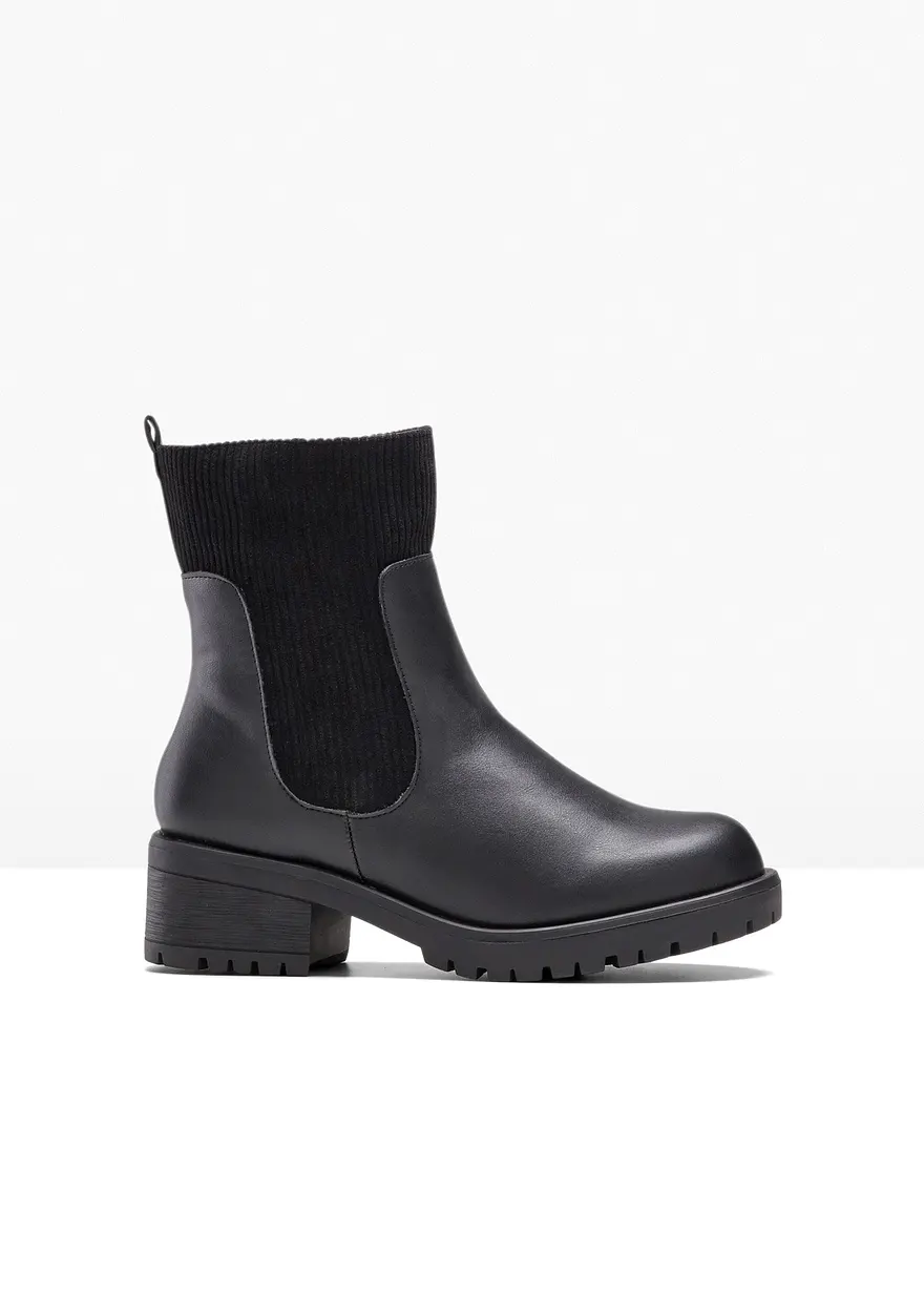 Boot in schwarz von vorne - bonprix