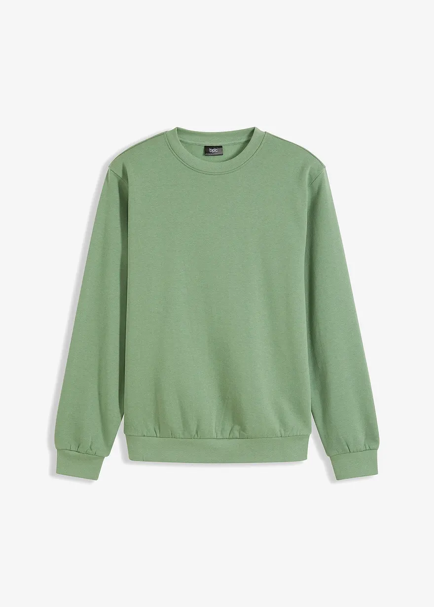 Sweatshirt in grün von vorne - bonprix