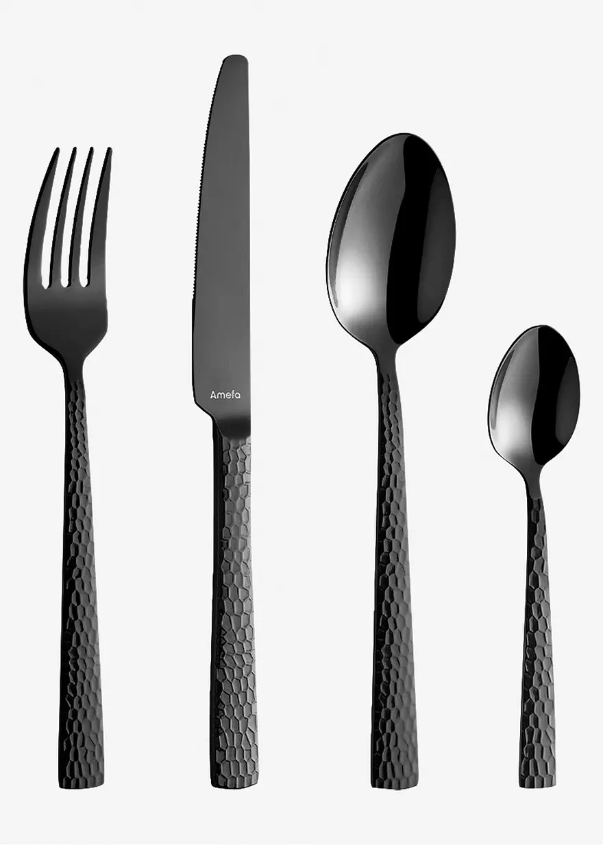 Amefa Besteckset (24-tlg. Set) in schwarz - Amefa