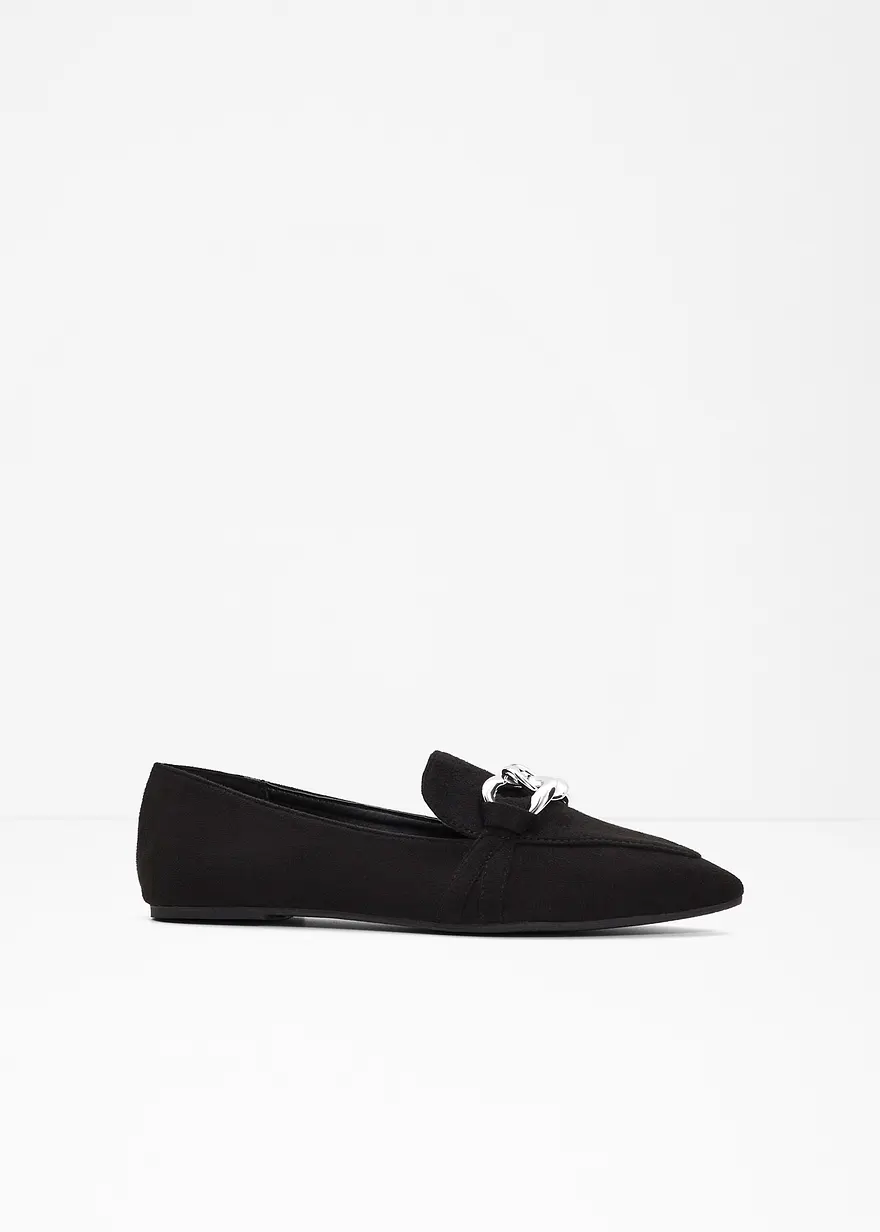 Ballerina in schwarz - bonprix