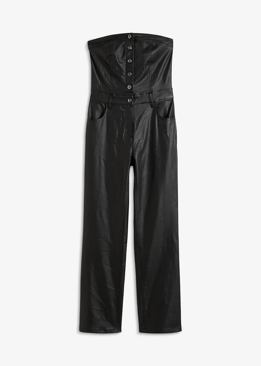 Overall in schwarz von vorne - bonprix