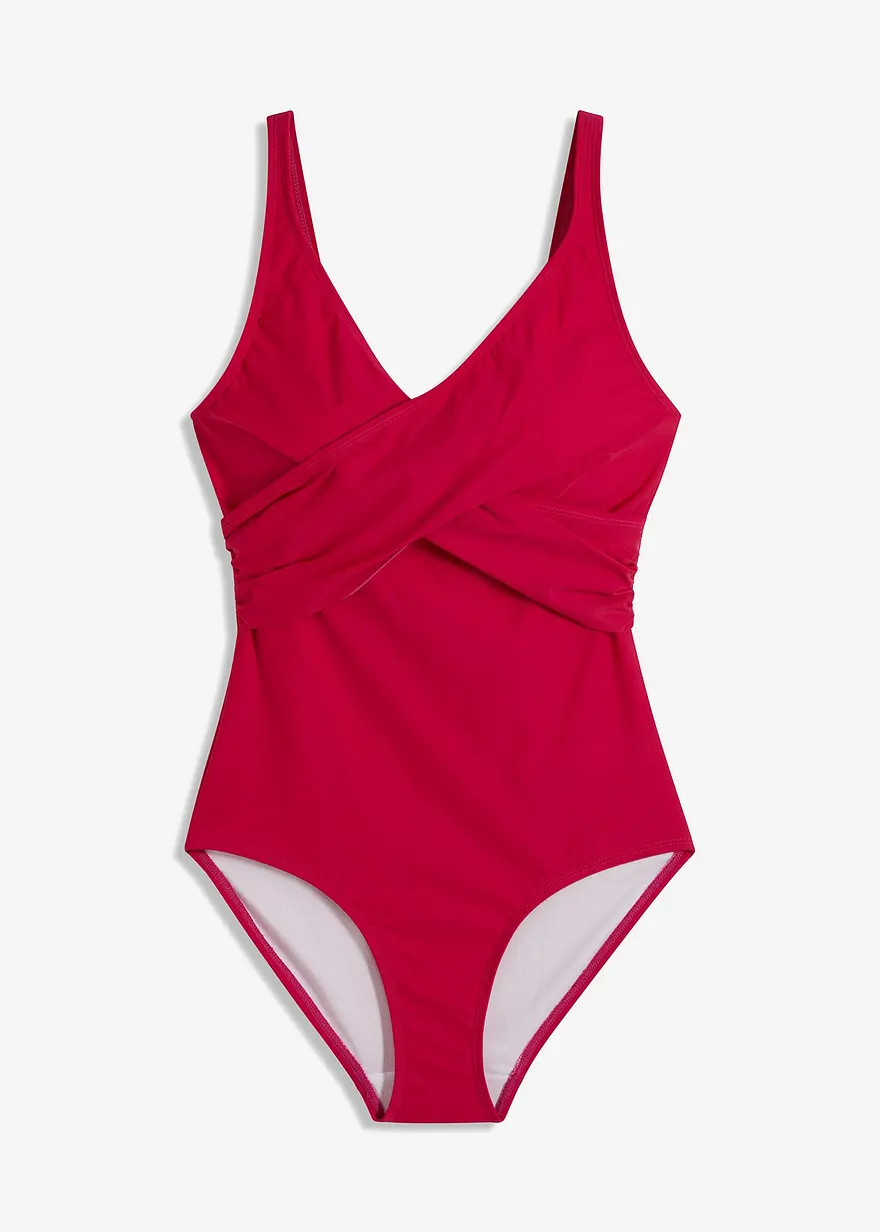 Shape Badeanzug leichte Formkraft in pink von vorne - bonprix