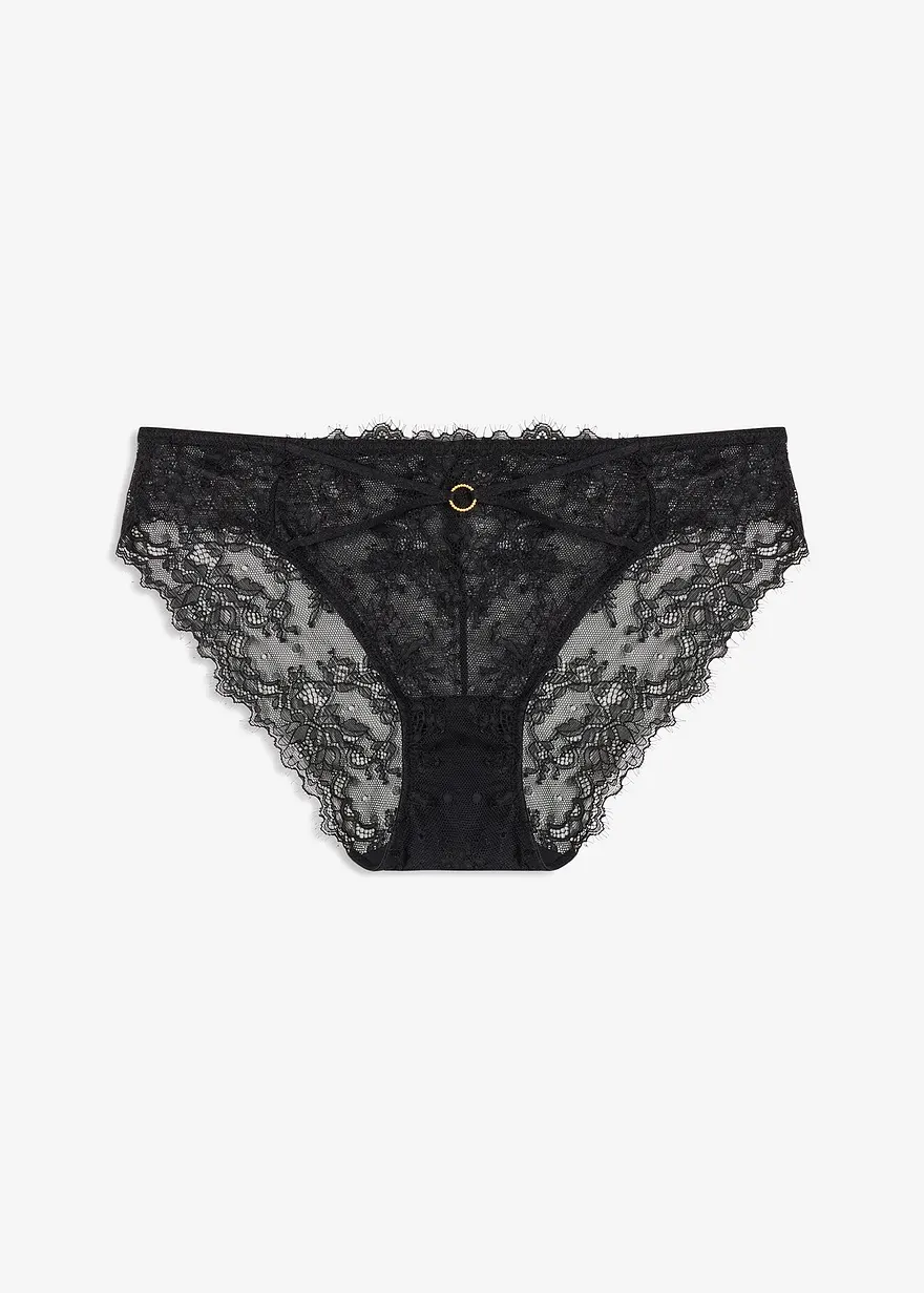 Slip in schwarz von vorne - bonprix