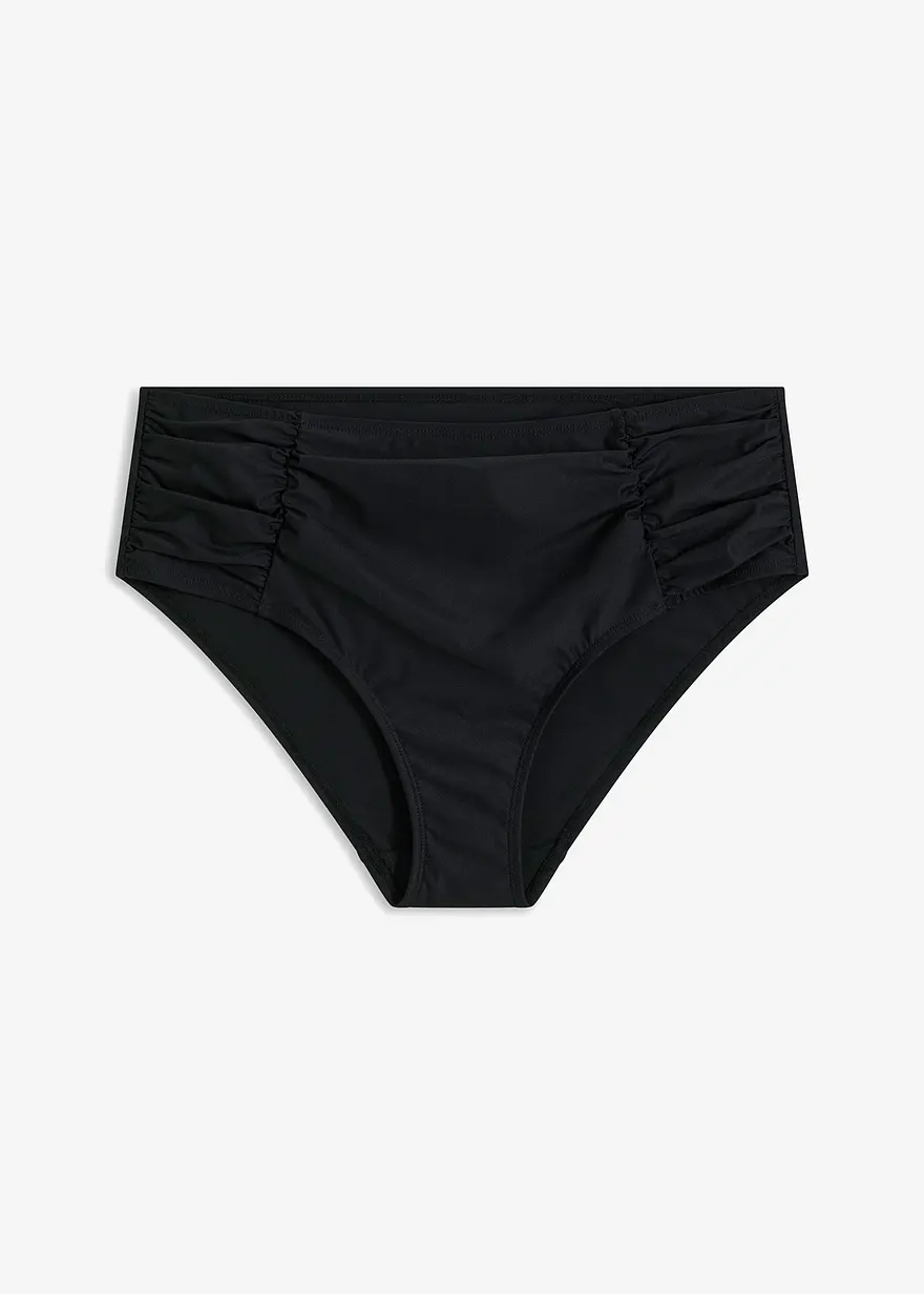Shape Bikinihose leichte Formkraft in schwarz von vorne - bonprix