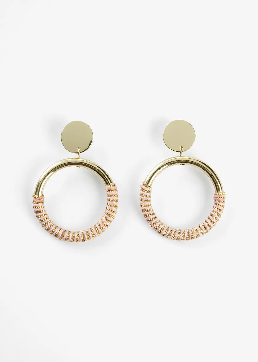 Ohrstecker in gold von vorne - bonprix