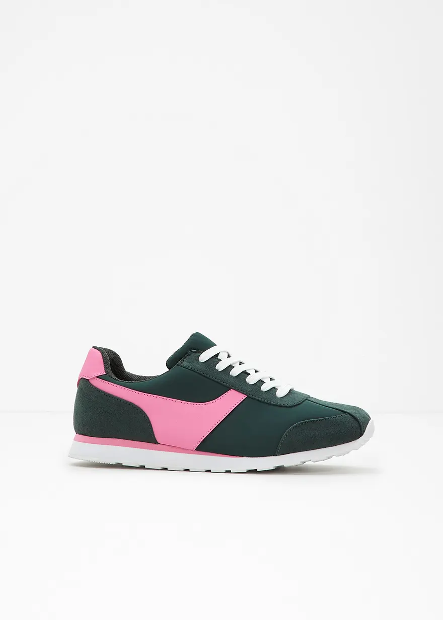 Sneaker in grün - bonprix