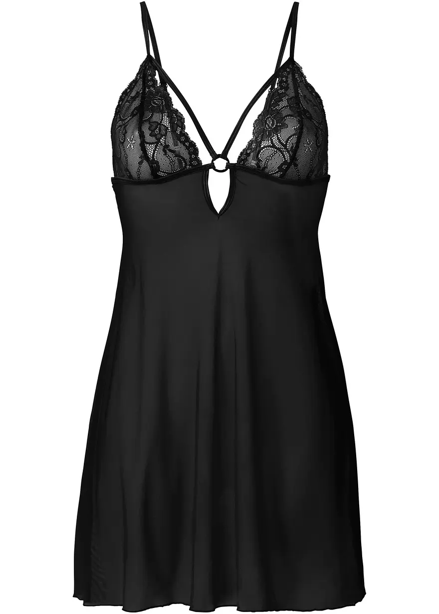 Negligé in schwarz von vorne - VENUS