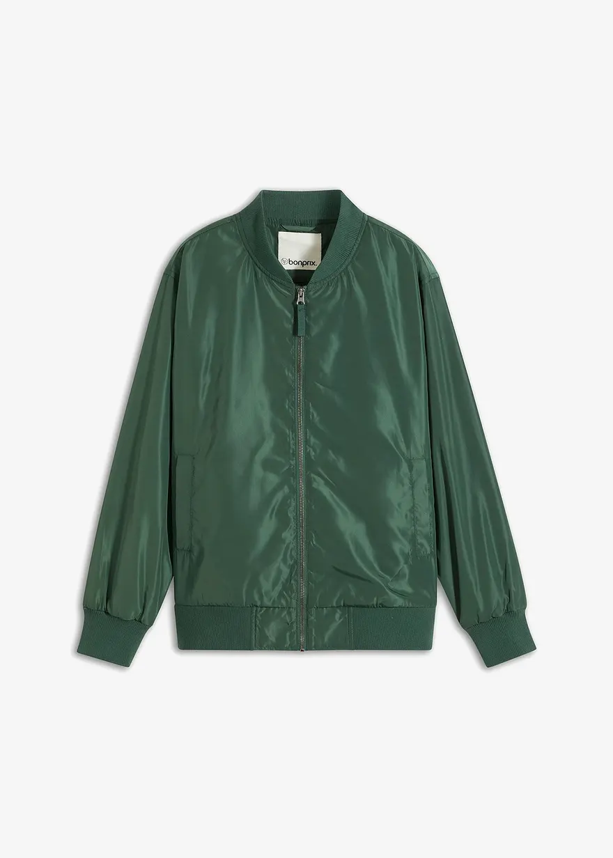 Blouson in grün von vorne - bonprix