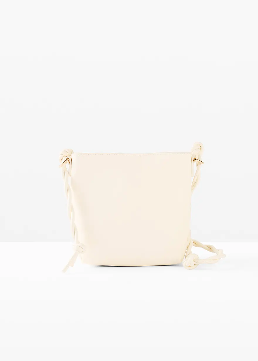 Umhängetasche in beige von vorne - bonprix