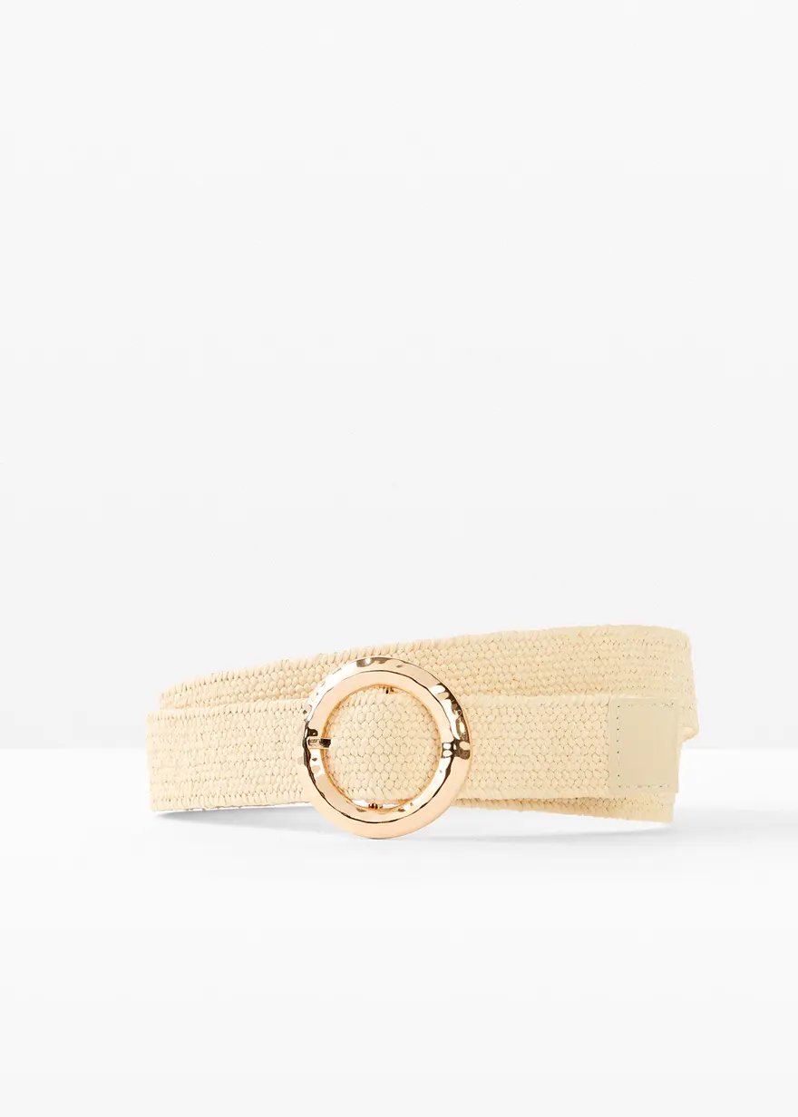Gürtel in beige von vorne - bonprix