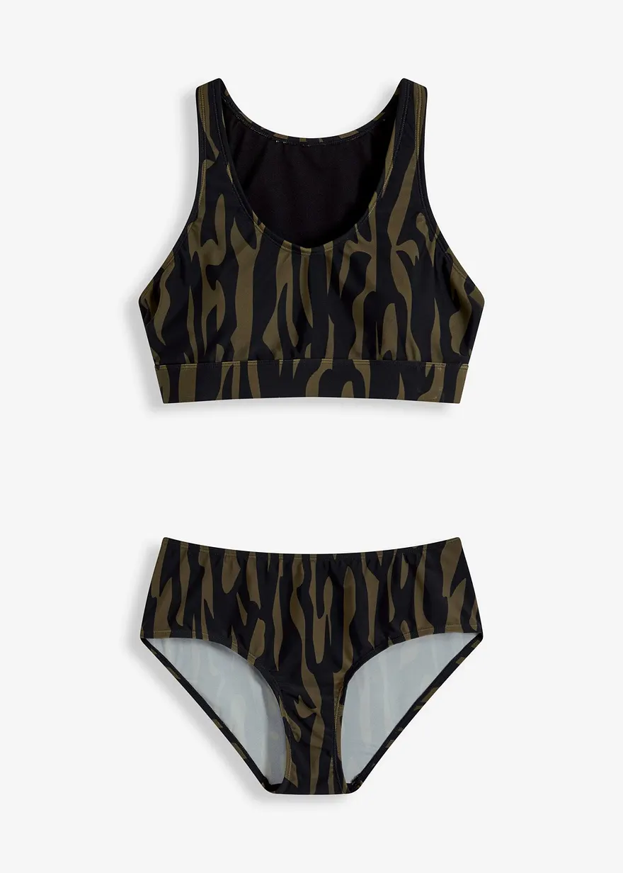 Bikini (2-tlg.Set) in grün von vorne - bonprix