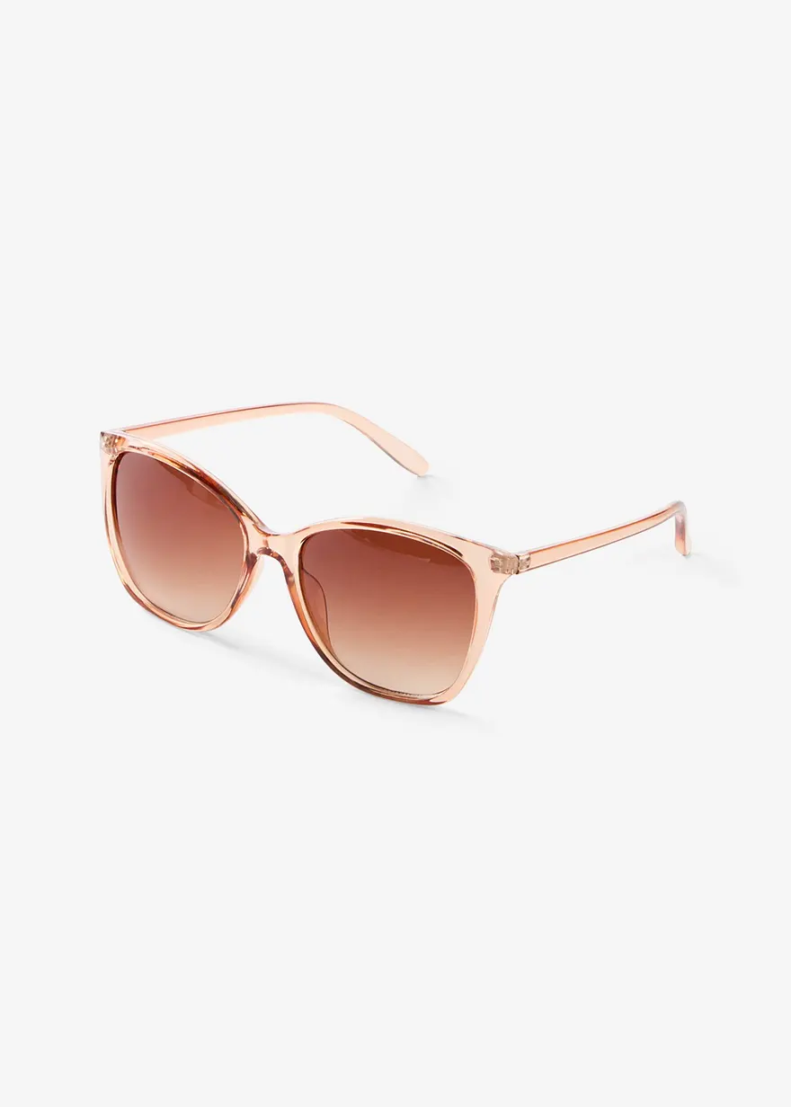 Sonnenbrille in braun von vorne - bonprix
