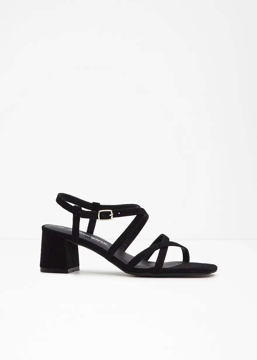 Sandalette in schwarz - bonprix