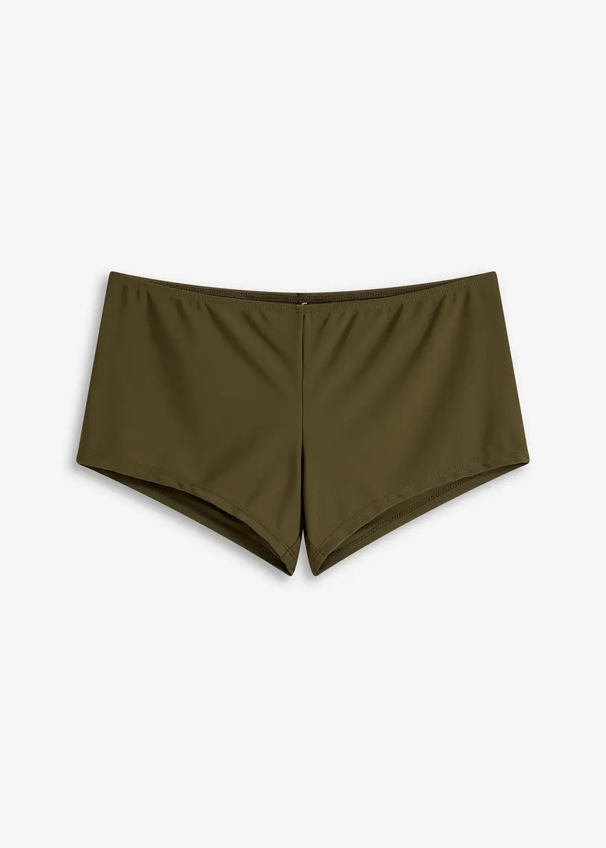 Panty Bikinihose in grün von vorne - bonprix