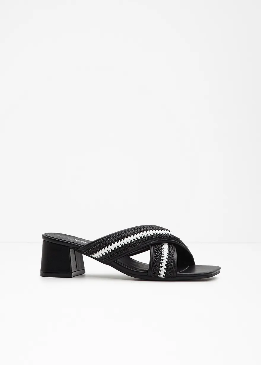 Pantolette in schwarz - bonprix