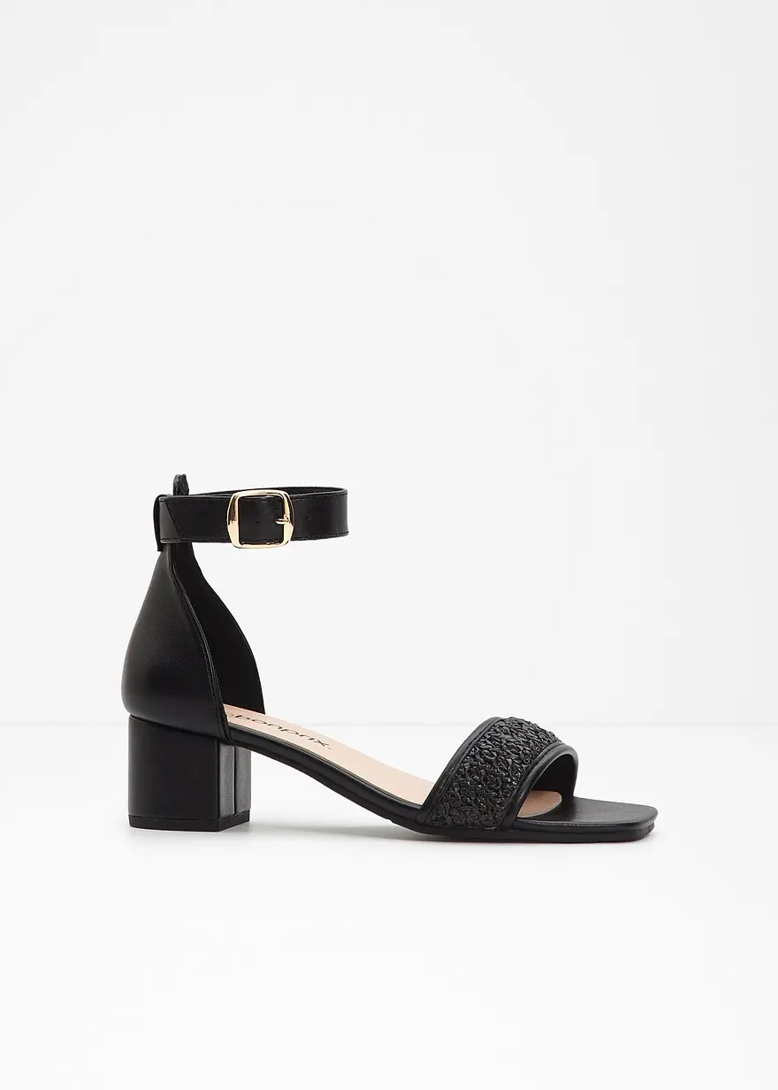 Sandalette in schwarz - bonprix