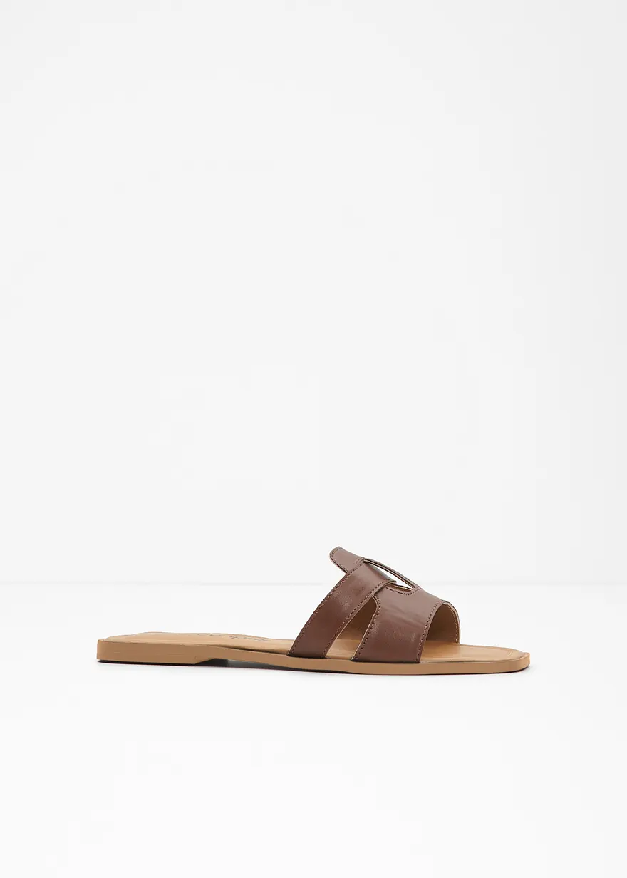 Pantolette in braun - bonprix