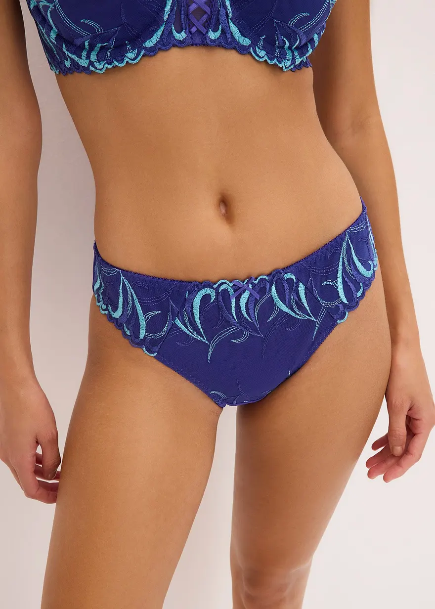 Slip in blau von vorne - bonprix