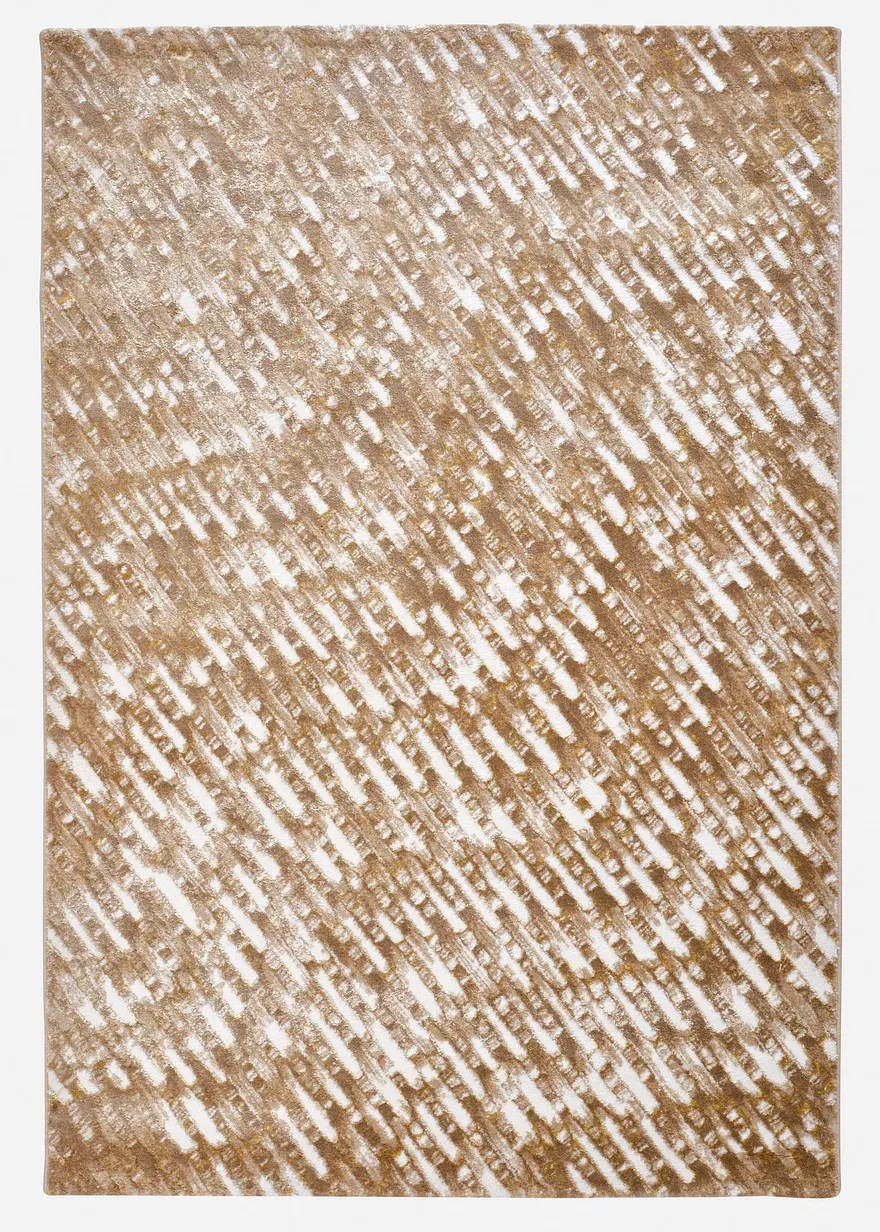 Teppich in moderner Musterung in beige von vorne - bonprix