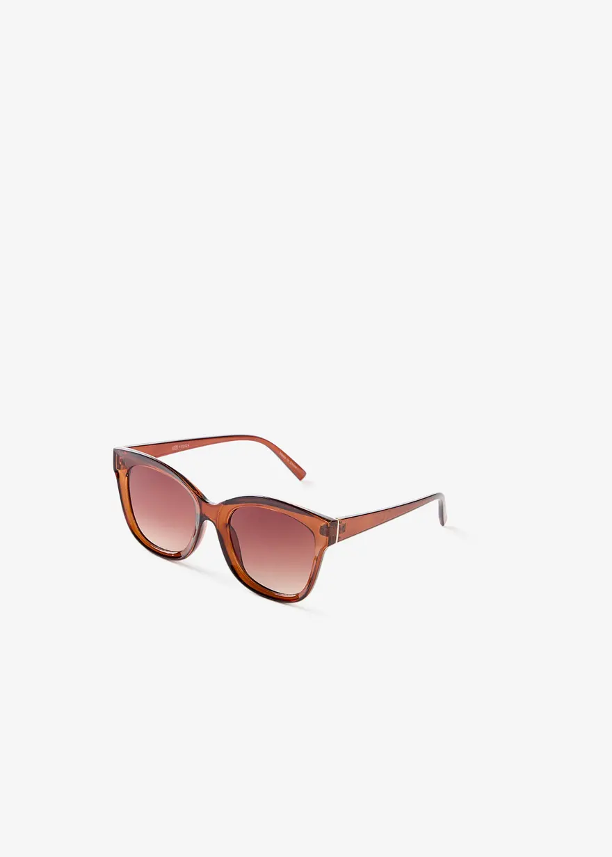 Sonnenbrille in braun von vorne - bonprix