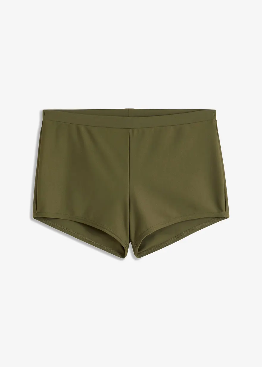 Hipster-Bikinihose in grün von vorne - bonprix