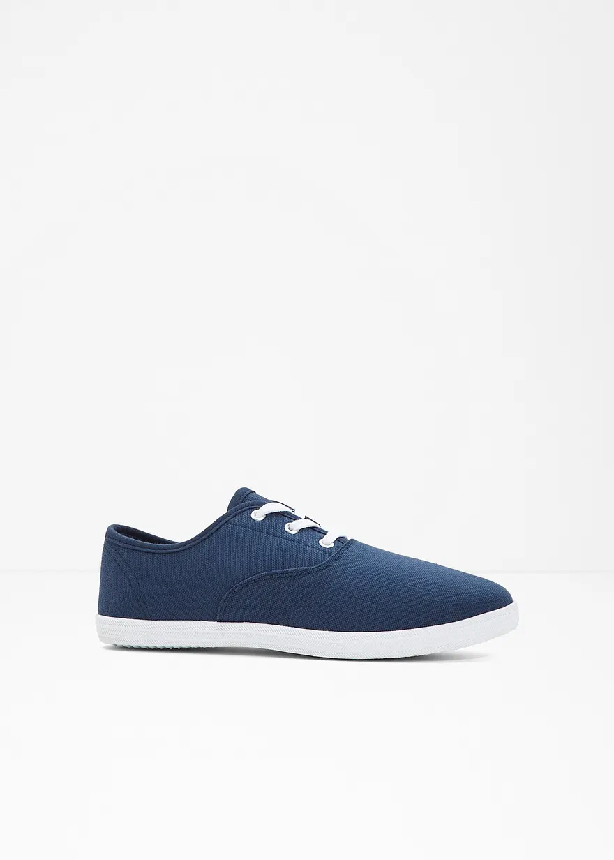 Sneaker in blau von vorne - bonprix