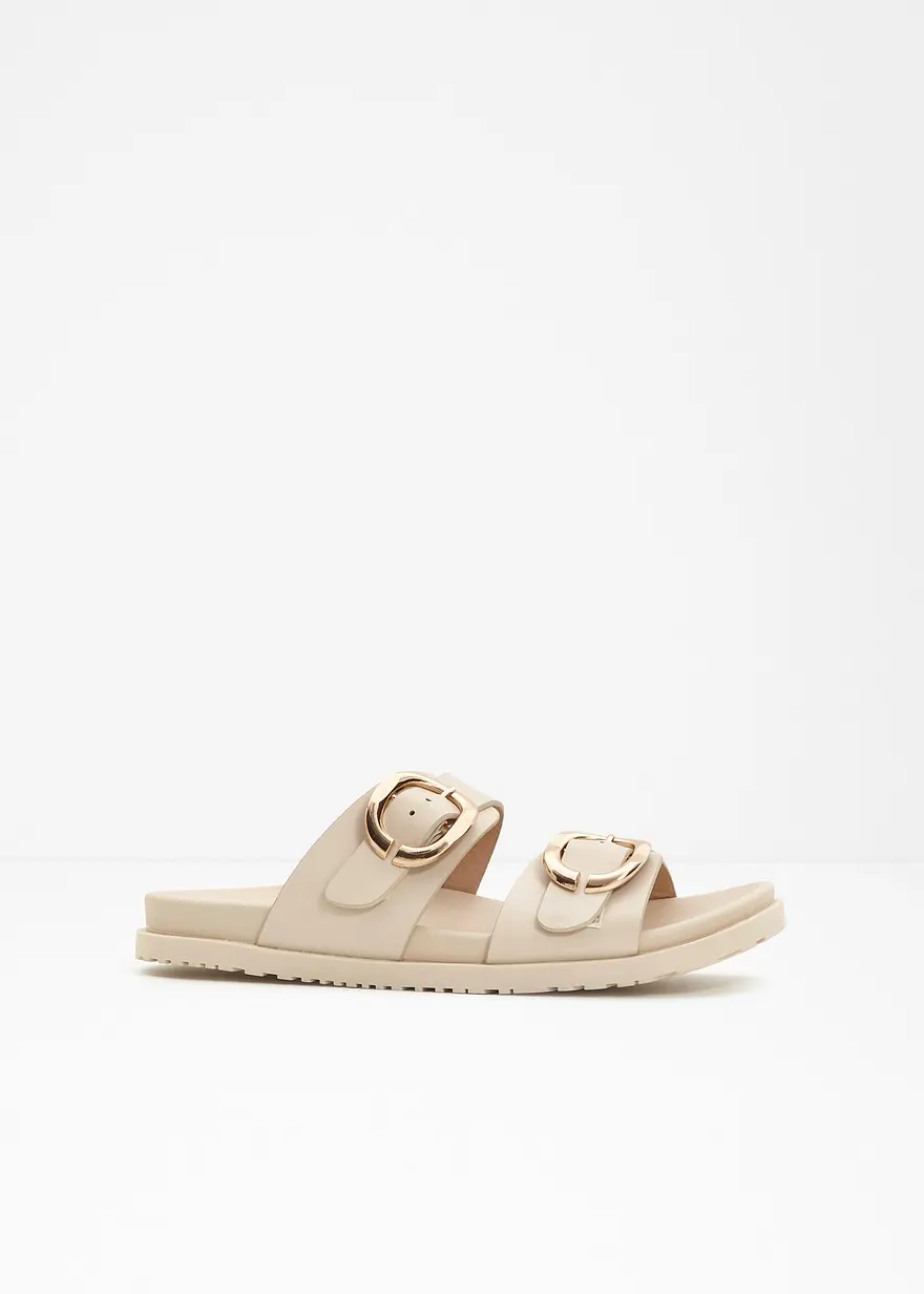 Pantolette in beige - bonprix