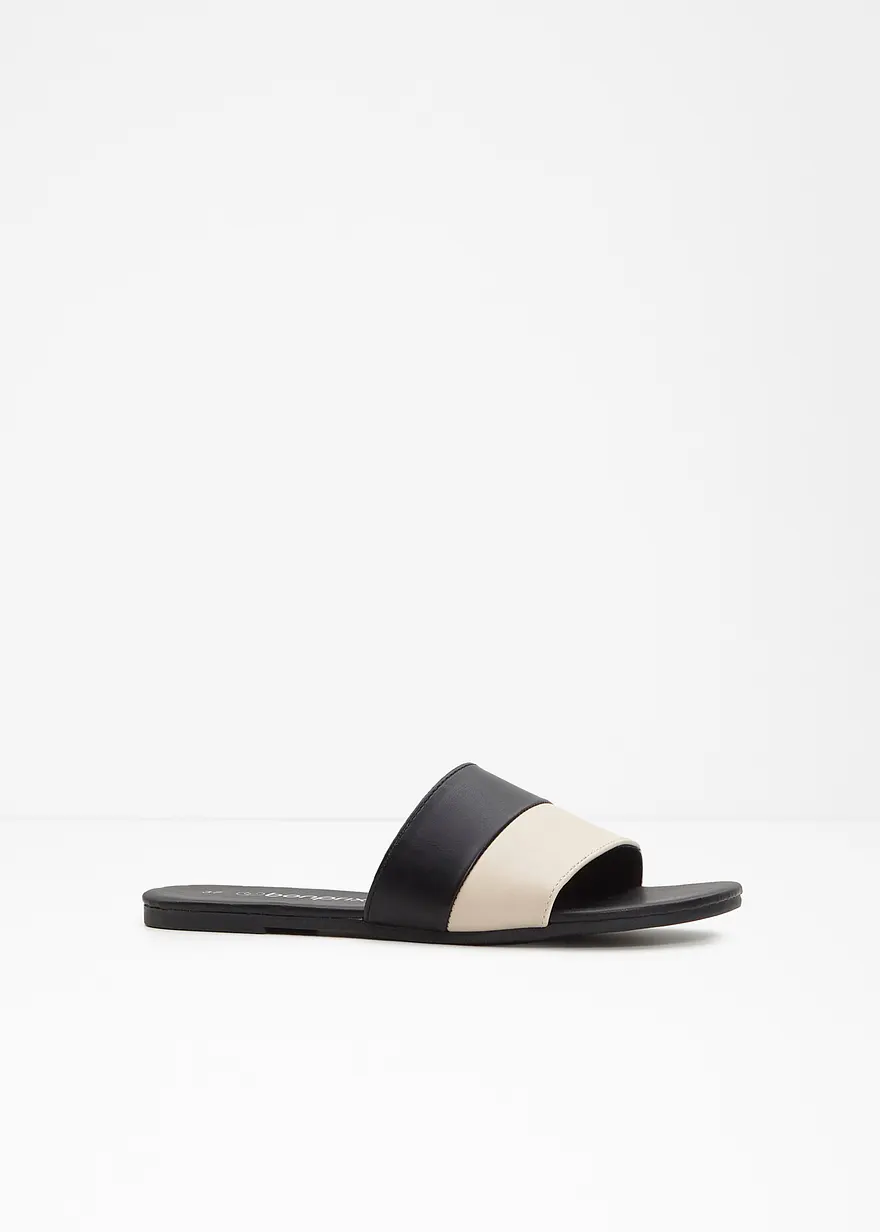Pantolette in schwarz - bonprix
